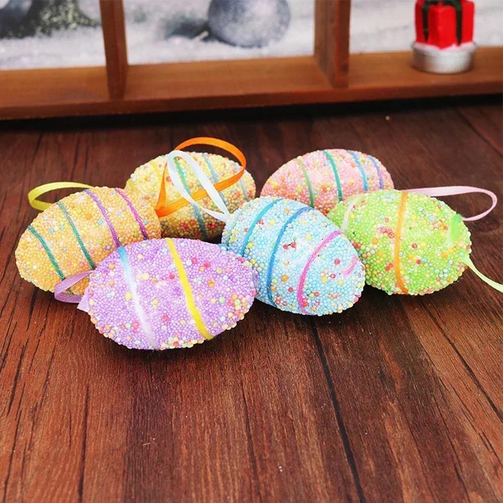 For Decorating Trees As Shown Easter Hanging Ornament Foam Egg And Carrot Pendants Accessory Colorful Carrot Pendant