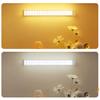 Luce LED per armadio senza fili, luce soffusa, senza sfarfallio, ampio angolo di rilevamento, luce con sensore di movimento ricaricabile, lampada da comodino