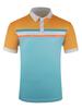 New Men's Polo Shirt Color Block Print Simple Men's Summer Casual Short Sleeve Loose Fashion Shirt