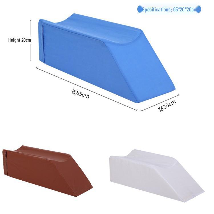 Zvedací podložka dolních končetin ve tvaru S: Houbička proti proleženinám, opora chodidel a nohou