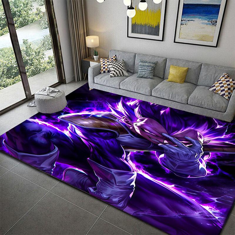 Dragon Ball Anime Pattern Area Rug for Living Roomanime soft washable cartoon floor carpet