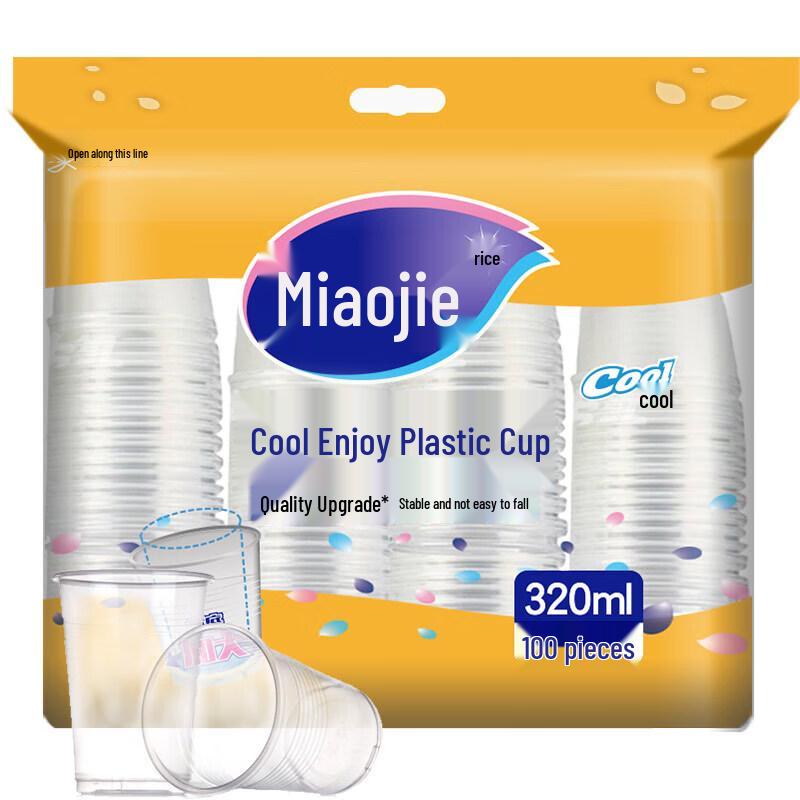 

Miaojie Cool Enjoy Disposable Plastic Cups