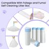 20Pcs Self Cleaning Cat Litter Box Liners Extra Thick Drawstring Trash Bags Leak-Proof Design Garbage Bags
