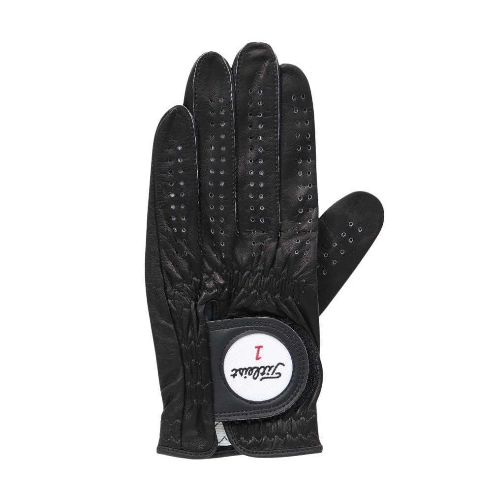 TITLEIST Professional Golf Glove TG73BK-23 BK Black, Left Hand, 23cm