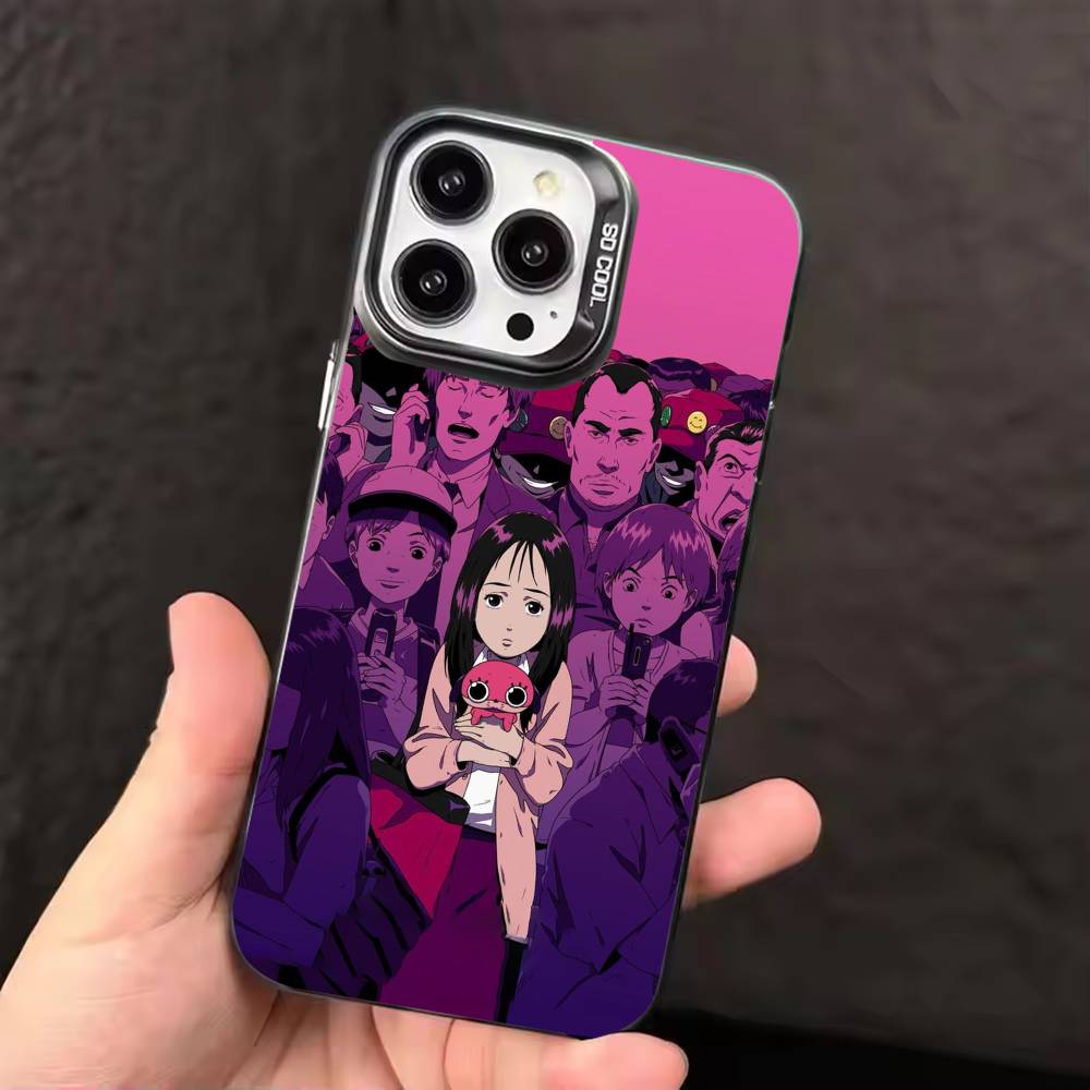 Anime Paranoia A-Agent Phone Case For iPhone 17,16,15,14,13,12,11,Pro Max,Plus Candy Silver Cover