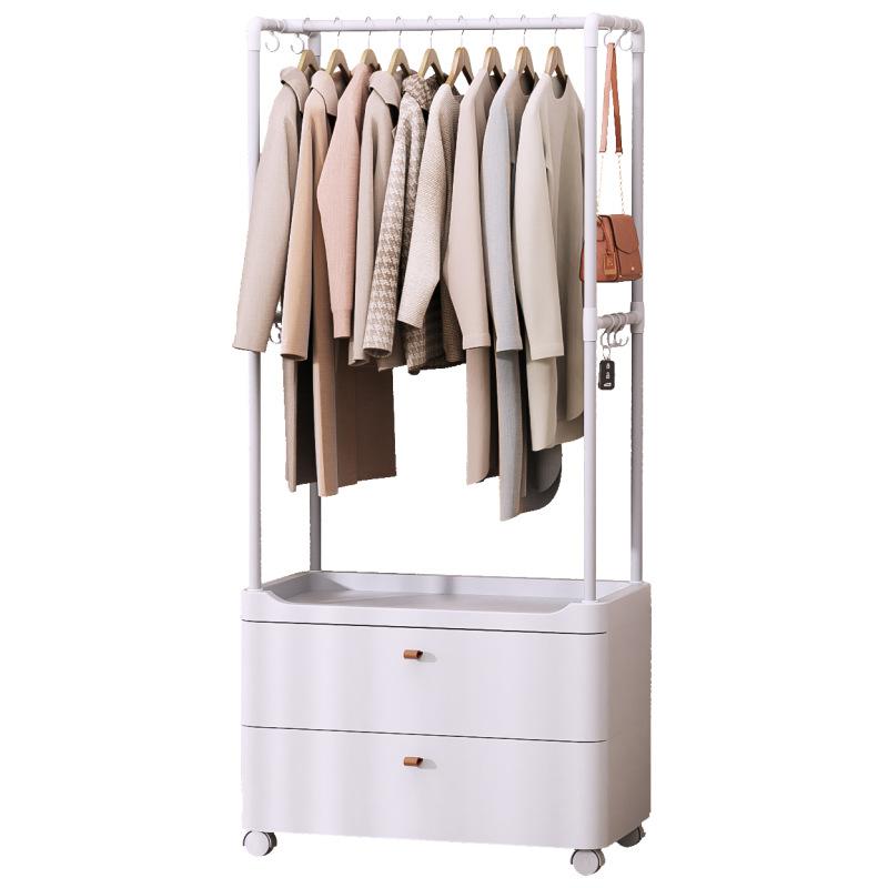 Household bedroom bag hanger clothes rack corner multi-functional clothes hanger floor hanger storage cabinet