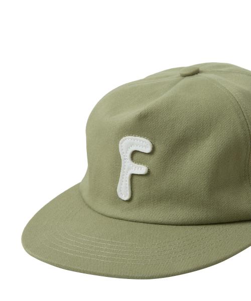 FERNOV F Applique 5-Panel Cap Green
