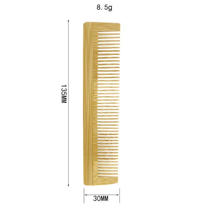 1Pc Natural Bamboo Comb Hair Brush Hair Care Beauty Spa Massager Hair Care Comb Bamboo Hair Vent Brush