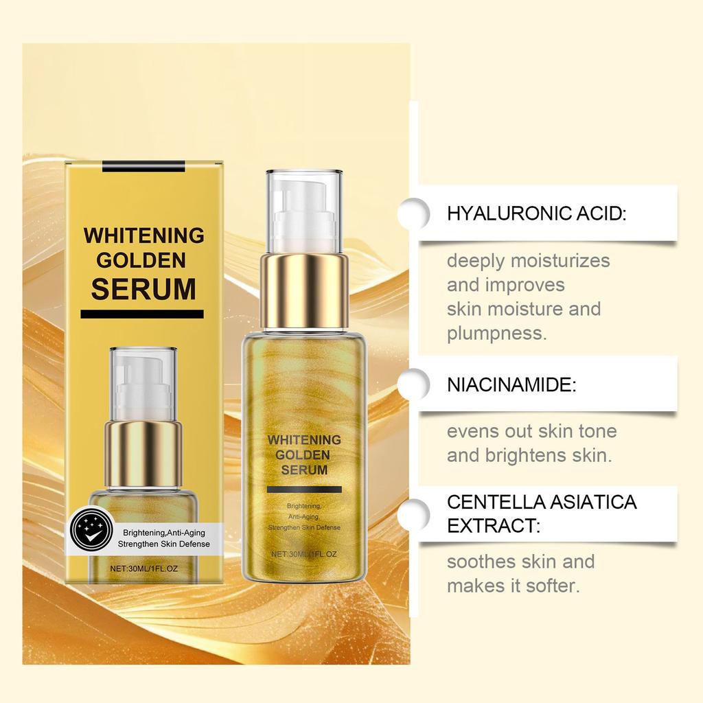 Golden Skin Care Serum, Gentle Moisturizing, Nourishing, Moisturizing, Moisturizing And Tender Skin Serum 30ml
