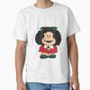Mafalda Multiple Designs Fan Gift T Shirt Classic Latin Comic Custom Graphic Unisex Soft Cotton Crew Neck Casual Tops