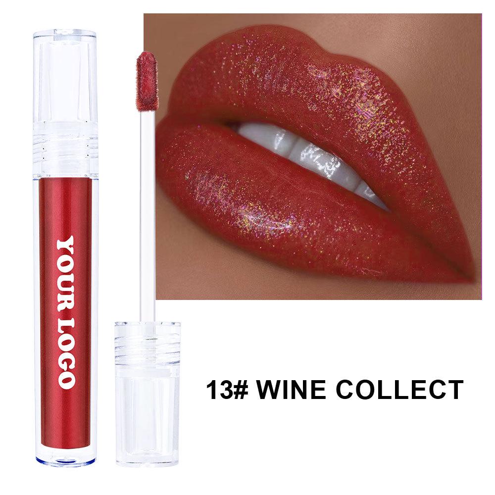 Border-Free Clear Mirror Lip Gloss/Lip Jelly - Non-Stick, Long-Lasting, Plumping Gloss.