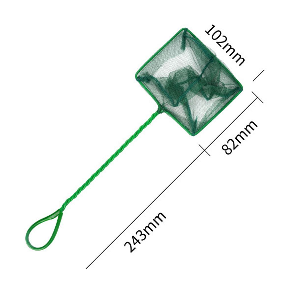 Portable Fishing Net Aquarium Fish Tank Catching Fish Landing Floating Filter Pond Pool Leaves Skimmer Net 3/4/5/6/8/10/12 Inch