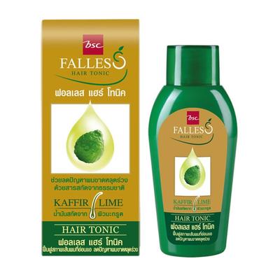 Tonico per capelli Falles. Olio di lime kaffir, riduce la caduta dei capelli, 90 ml - Thai