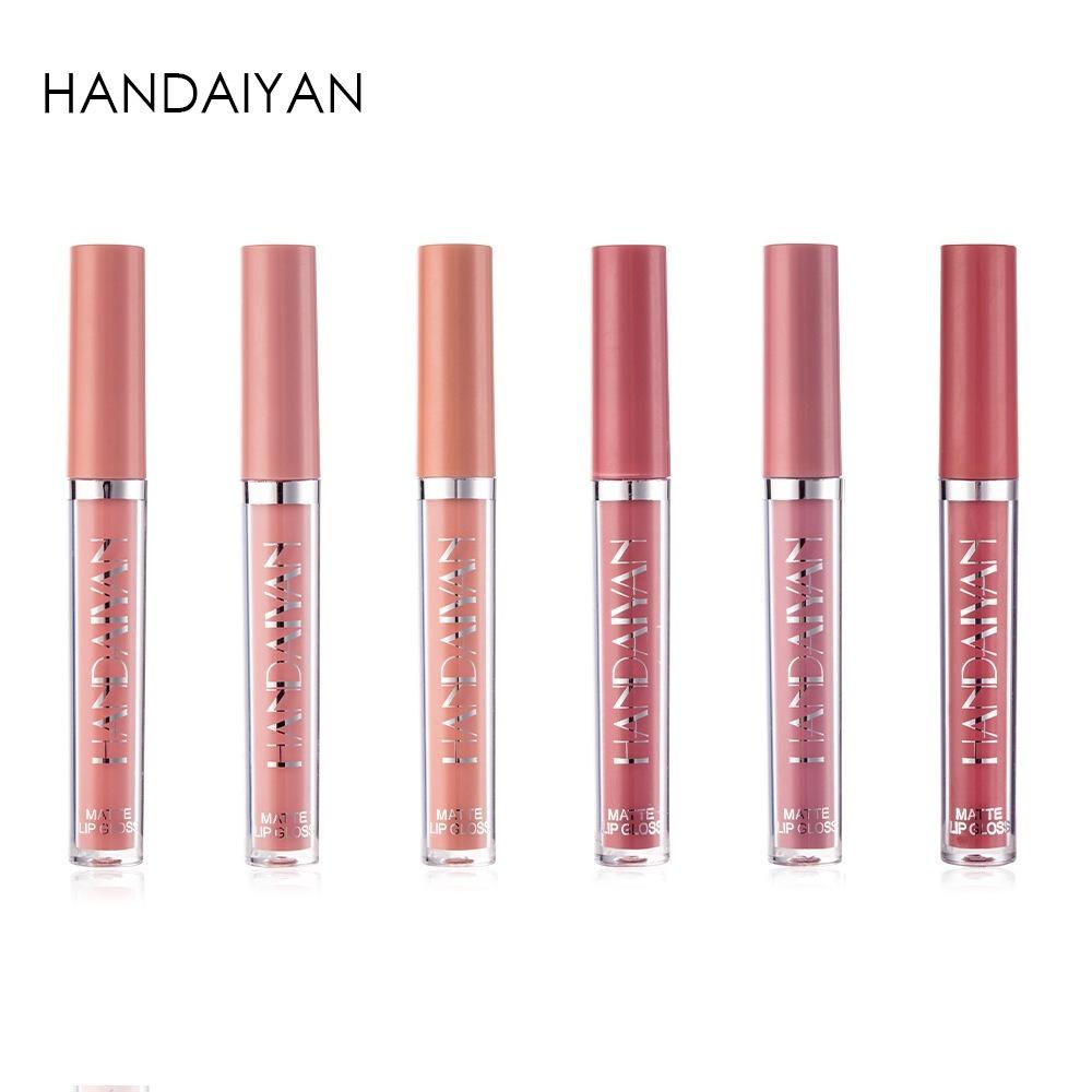 6pcs/Set Sexy Velvet Matte Liquid Lipstick Waterproof Long Lasting Nude Lip Gloss Kit Makeup Gift