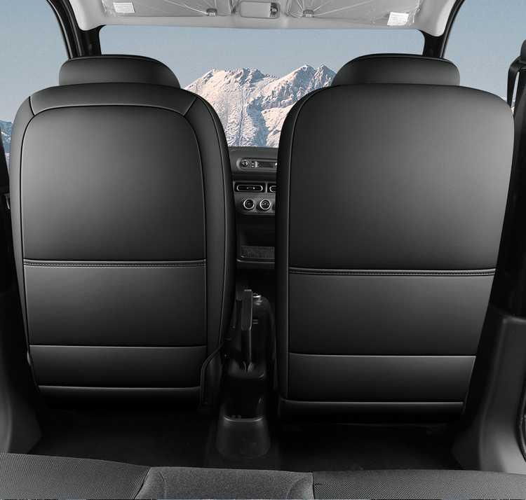 Wuling Zhi Guang EV All-Season Leather Seat Covers - Universal, Breathable, Perforated, Full Coverage.