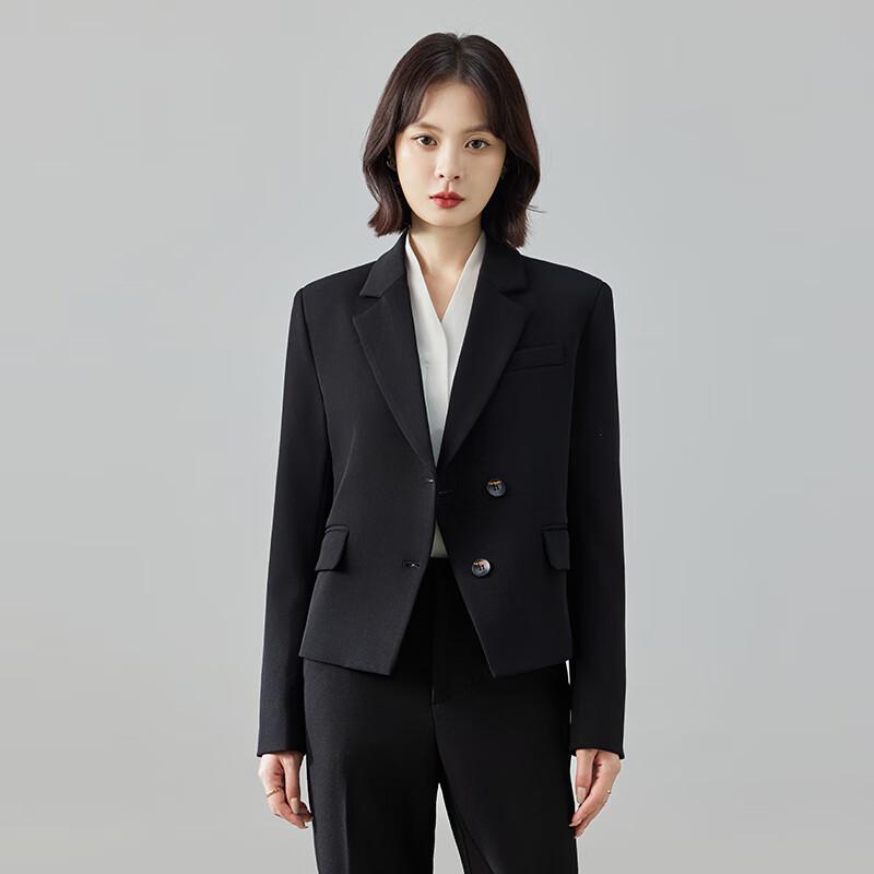 Women's Stylish Short Blazer Suit Set