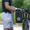 Sakwa Rowerowa Wodoodporna Na Bagażnik Z Paskiem Na Ramię 10-14l - Żółta
