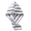 Hair Drying Cap Towel Absorbent Thickening Household Items Bathroom Bathing Dry Hair Cap Striped Shower Cap Soft Headscarf