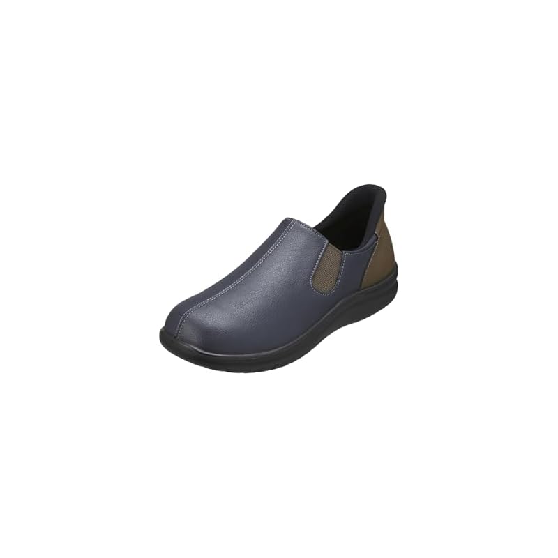 [Pansy] 4790 Women's Shoes, 4E Width, Hands-Free, 23.5cm, Navy