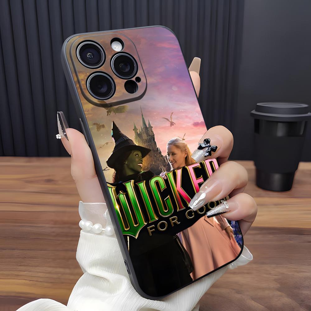 A-Ariana Grande Wicked Phone Case For IPhone 17 Pro Max 15 Pro 16 14 Plus 12 13 Mini 11 Pro Shockproof Soft Cover