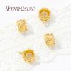 18K Gold Plated Bailes For Jewelry Pendant Connectors Bail Clasps,Supplies For Jewelry DIY Accessories