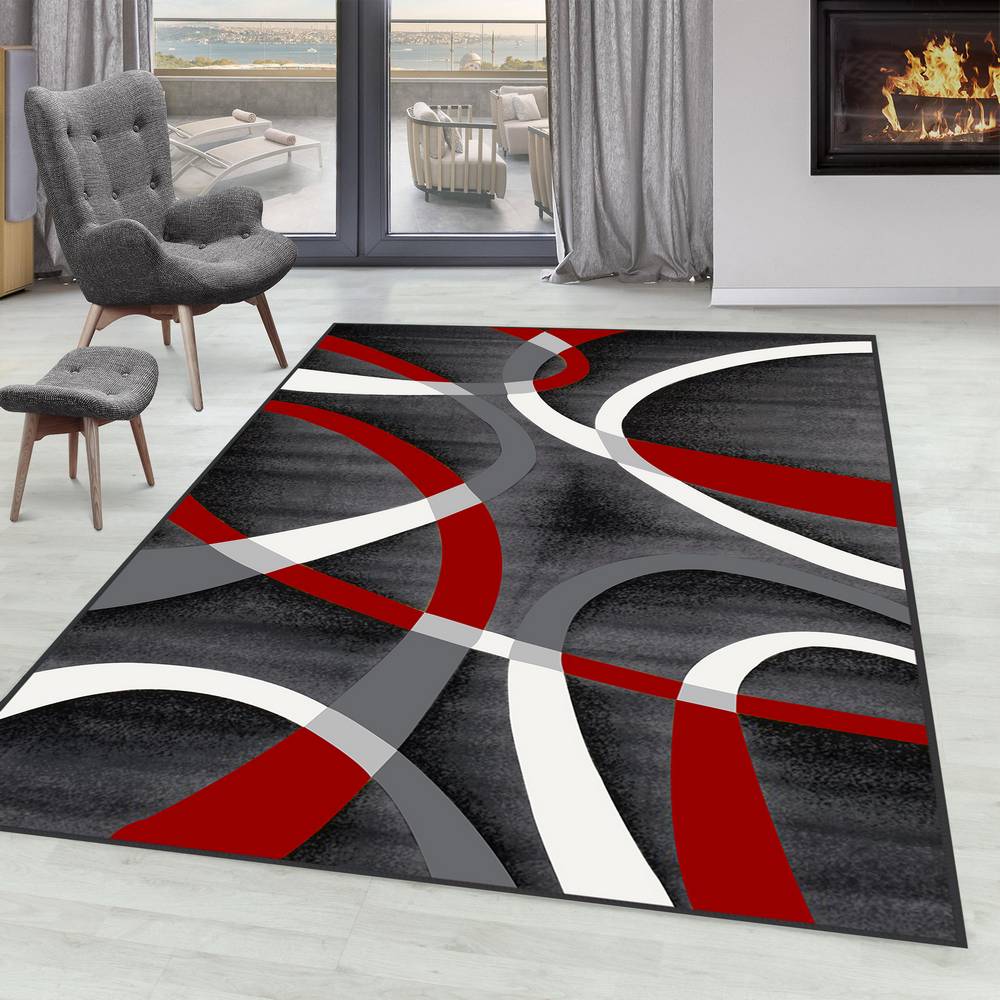 

Домашний моющийся ковер с принтом Eliana LNA0255 50x80 серый