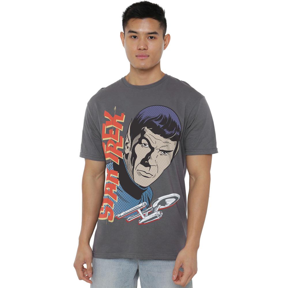 Star Trek: The Original Series Herren-T-Shirt „Spock“ im Vintage-Stil