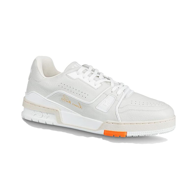 LOUIS VUITTON Trainer Sneakers 'White Orange' 1A5A0V