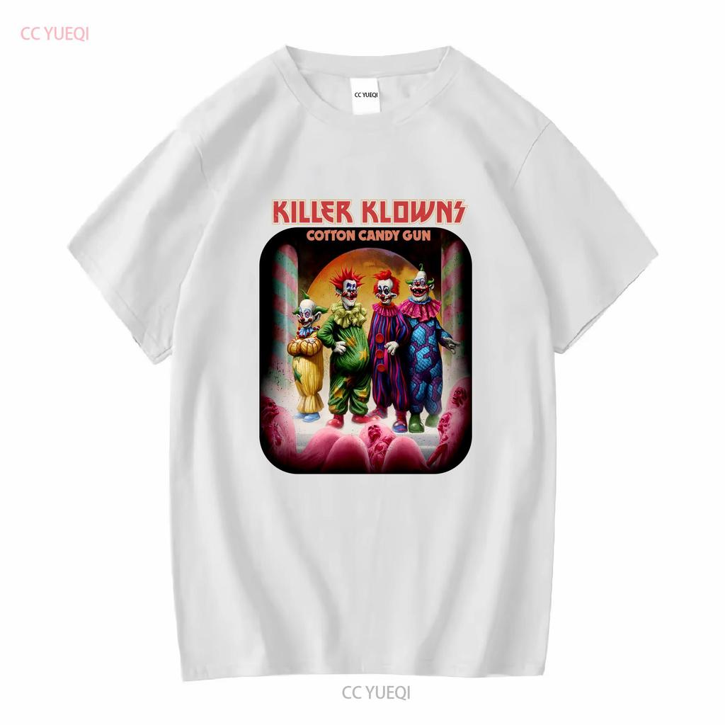 Killer Klowns from Outer Space Movie T Shirt size Small long or short sleeves vintage Washed Casual Unisex fashion