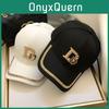New Double D Rhinestone Duck Tongue Hat For Women Fashionable Korean Style Sunshade Breathable Trendy Baseball Cap