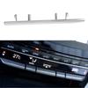 Matte Silver Center Right A/C TEMP Switch Button Trim Strip ABS Fit For Mercedes-Benz E-Class W212 2008 2009 2010 2011 2012-2014