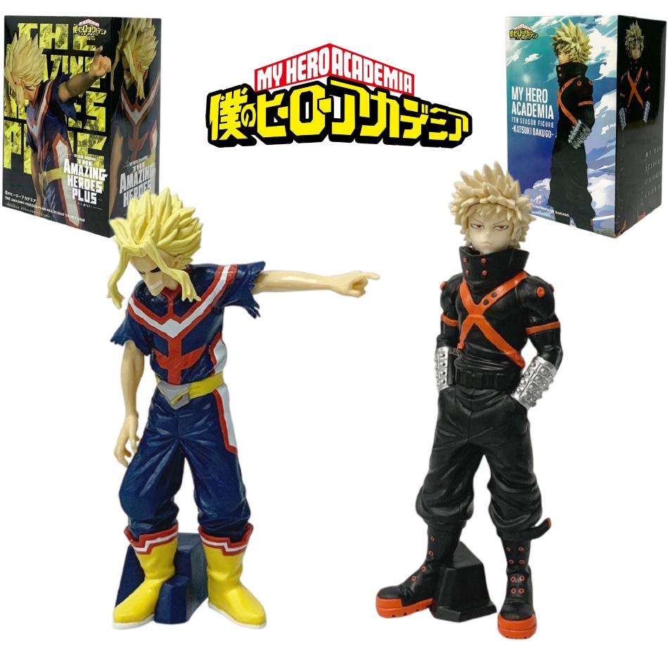 22Cm Anime My Superhero Academia Heroes -Plus- Bakugou Katsuk No Superhero Academia Model Toys Anime Figure Toys For Kids Christmas Gifts