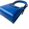 Gebrauchte Salvatore Ferragamo Handtasche blaues Leder Damen