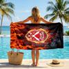 Asciugamano da Spiaggia Sheffield United Football Morbido Microfibra Asciugamano Estivo Asciugatura Rapida Assorbente per Spiaggia Piscina Viaggio