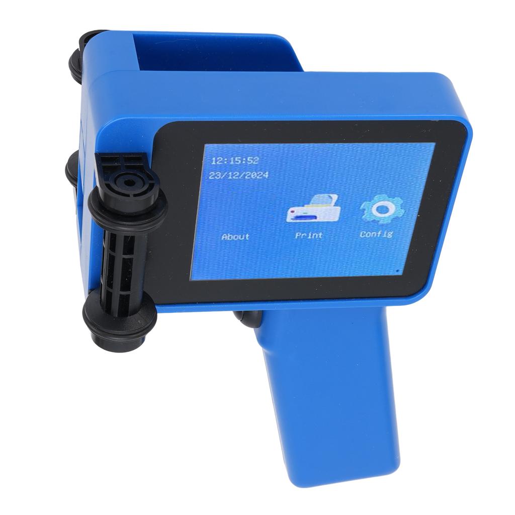 Handheld Inkjet Printer Gun Small Portable with HD LED 4.3in Touch Screen Without Cartridge 12.7mm for QR Code Barcode