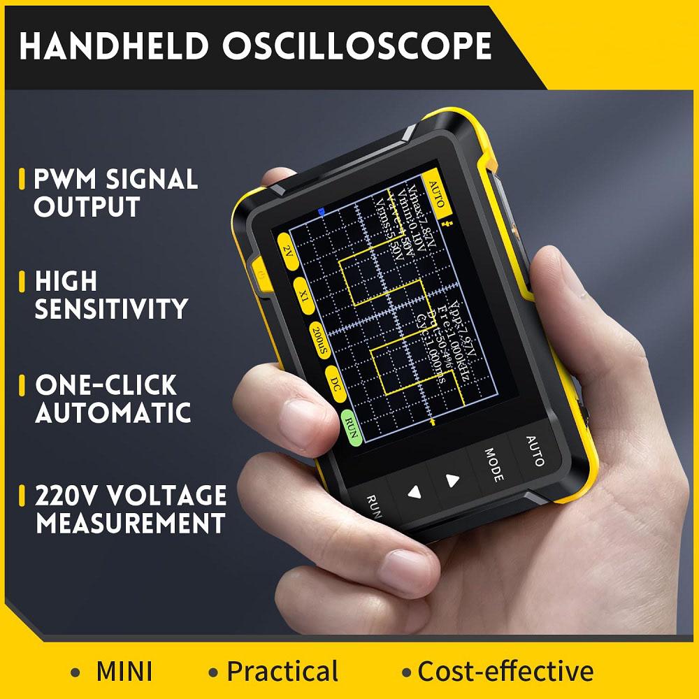 DSO152 Handheld Small Oscilloscope Portable Digital Oscilloscope 200KHz Standard