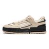 Li Ning Comfortable Versatile Thick Sole Height Increasing Shock Absorbing Wear Resistant Low Top Skate Shoes Men Sneakers Yellow Gray AGCU105-1