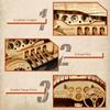 3D Car Wooden Puzzle, Scale Model,DIY Model Kit, Handcraft Gift,Home Decoration,Mechanical Model Kit, Building Toy,Birthday/Chri