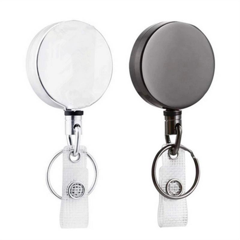 All-Metal Anti-Theft Retractable Nylon Keychain with Pull-Apart Buckle