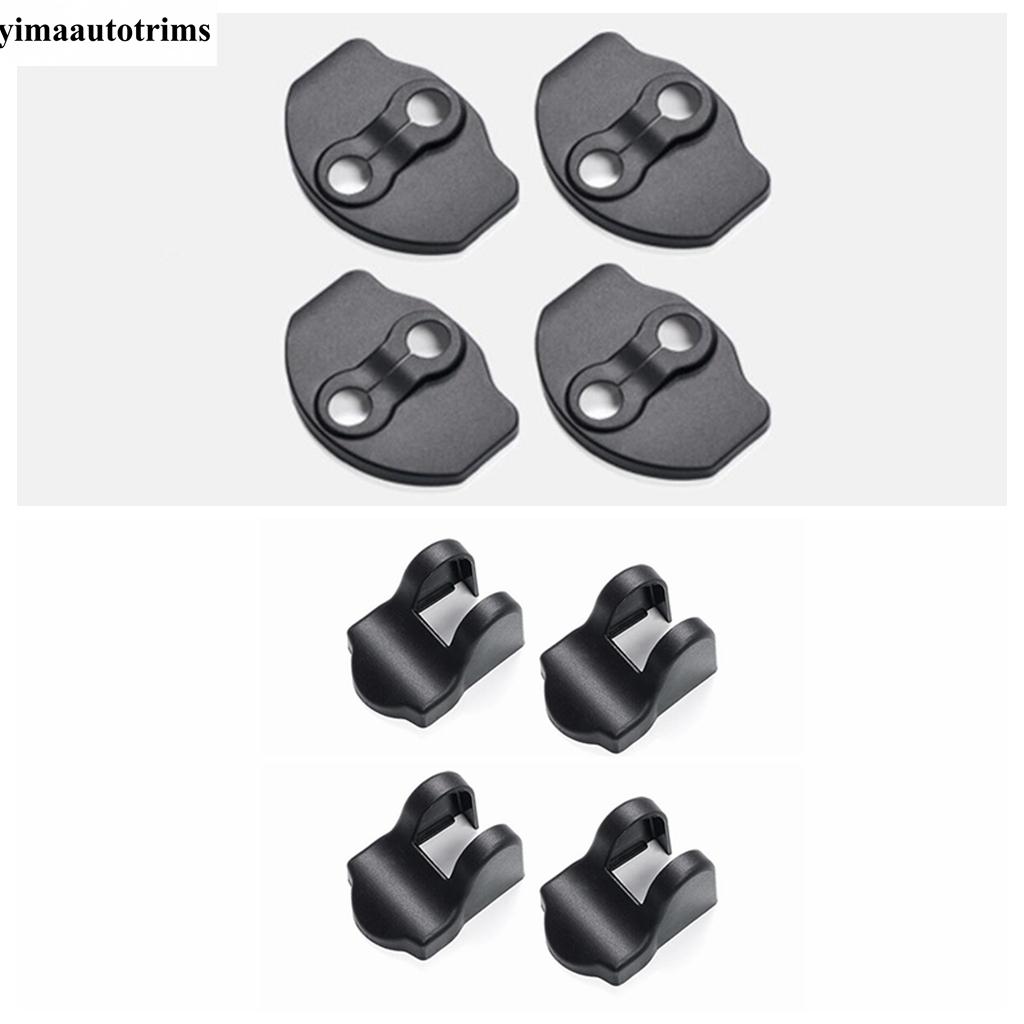 Car Door Lock Stop Stopper Limiter Protection Cover Decoration Plastic Interior Accessories Fit For Tesla Model Y - 2024