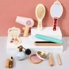 Wooden Pretend Makeup Kit Play Set Miniature for Kids