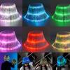 New Arrival Men Women Fashionable Led Mutil-Color Luminous Glowing Hat Fiber Optic Cyberpunk Luminous Bucket Hat