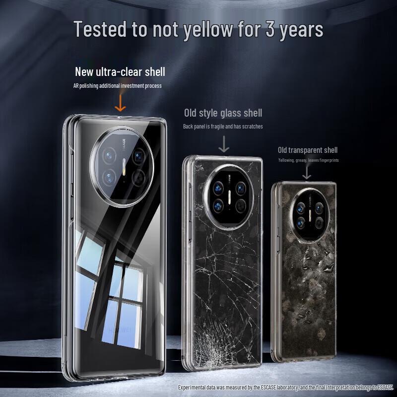 ESCASE Transparent Foldable Phone Case for Huawei Mate X5/X3