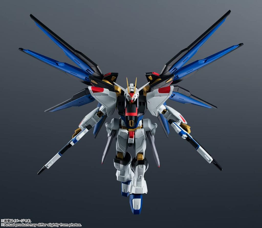 TAMASHII NATIONS GUNDAM UNIVERSE Mobile Suit Gundam SEED DESTINY ZGMF-X20A STRIKE FREEDOM GUNDAM Approximately 150mm PVC & ABS Painted Movable Figure