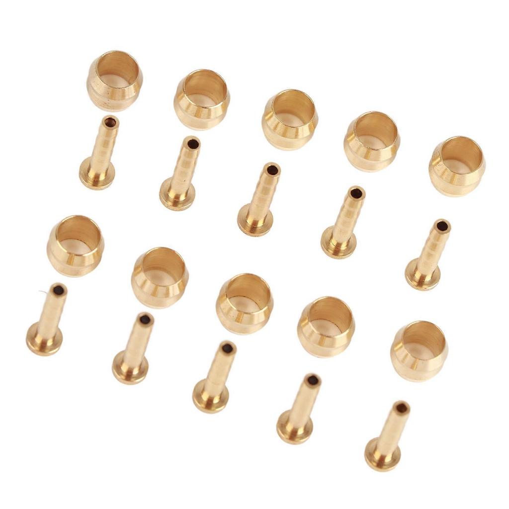 Nimomo Olive Insert Hose Olive Insert 10 Set Brake Hose Olive & Insert Connector Set for Bike Hydraulic Disc Brake Hose(BH59)