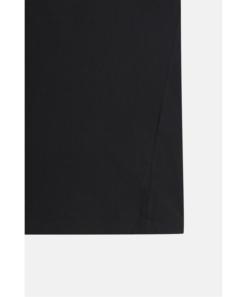 Koolongseupocheu Men'S Crease Round Neck Short Sleeve T-Shirt (Set-Up) Tltcm26611Blk