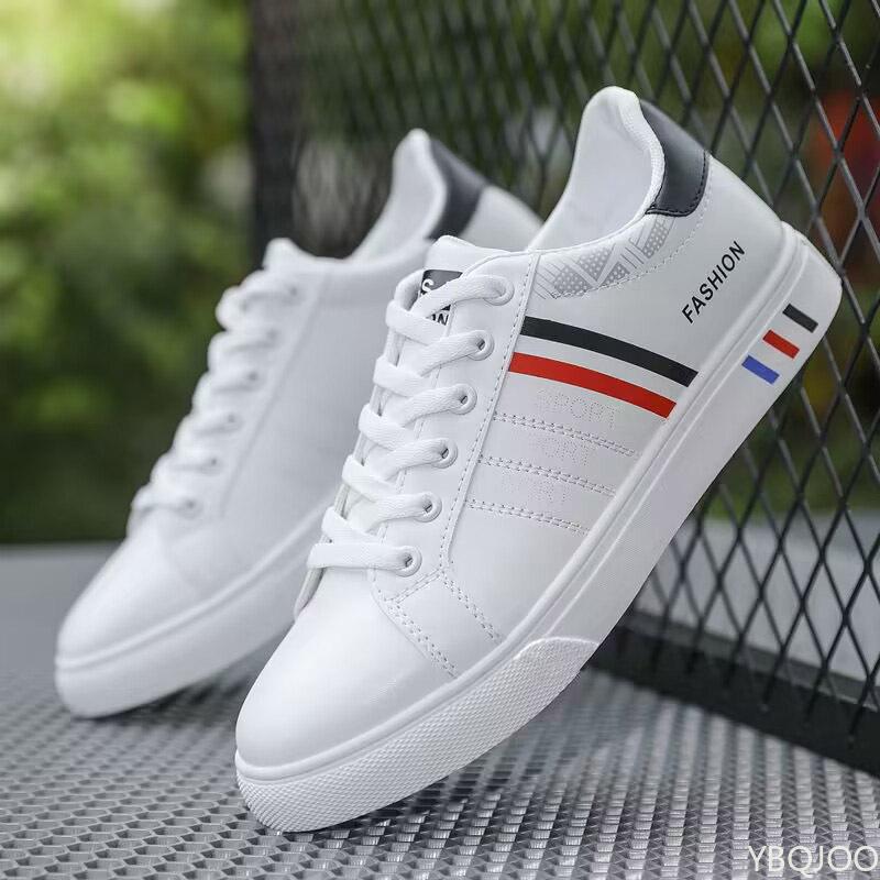 Spring summer men s  versatile shoes flat bottomed trendy student sports simple comfortable casual board shoes 41