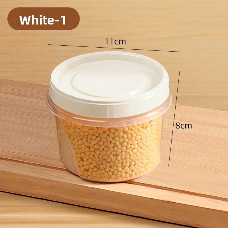 High-temperature Resistant Round Covered Refrigerator Fresh-keeping Box, Small Fruit Storage Box, Microwave Oven Heating Bento Box, Sealed Jar