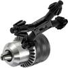 Durable Metal Drills Chuck Key 4 in 1 Mini Multifunctional Chuck Key Black Chuck Wrench Handheld Drilling