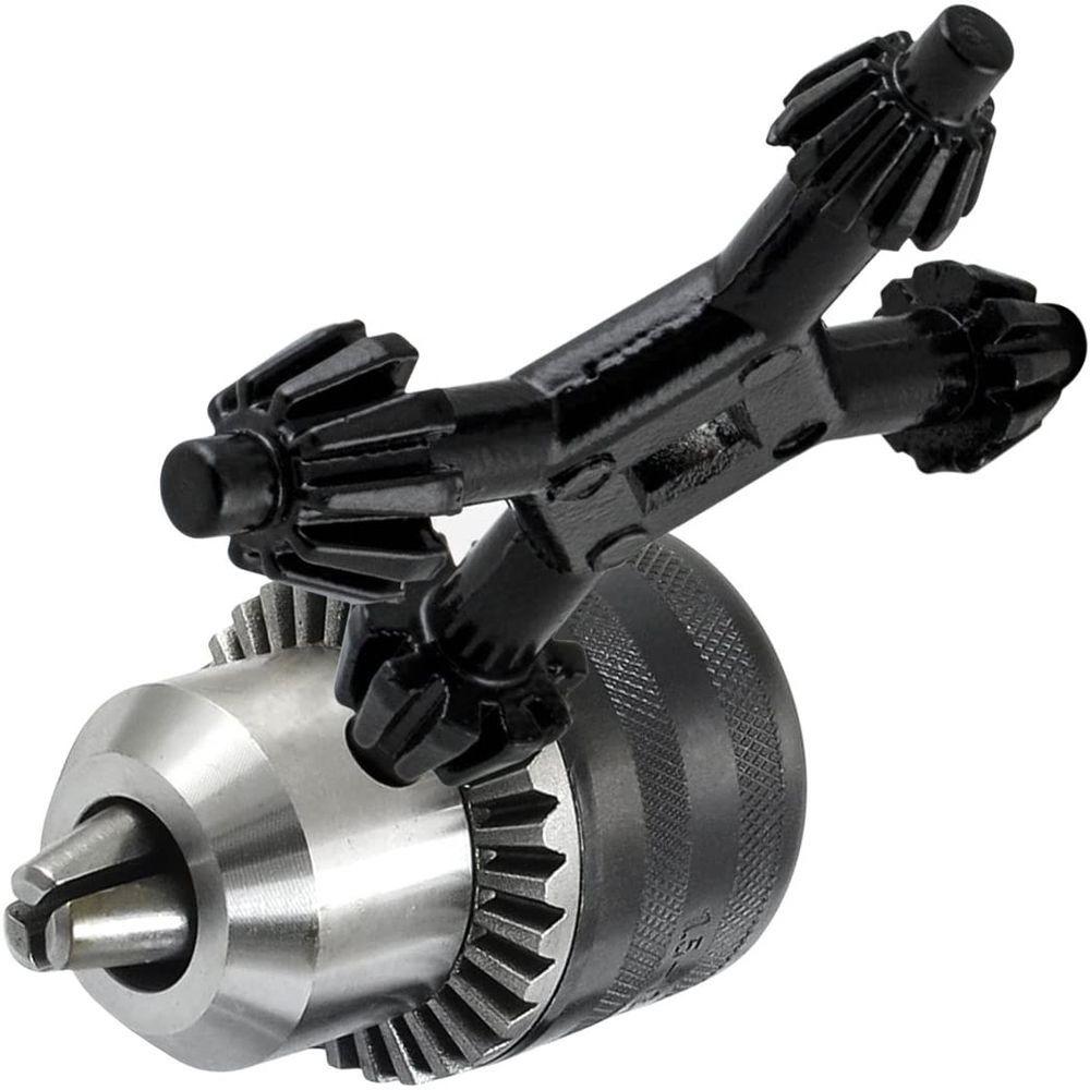 Durable Metal Drills Chuck Key 4 in 1 Mini Multifunctional Chuck Key Black Chuck Wrench Handheld Drilling